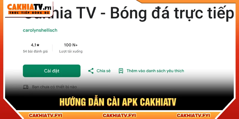 Cách cài apk cakhiatv có gì đặc biệt