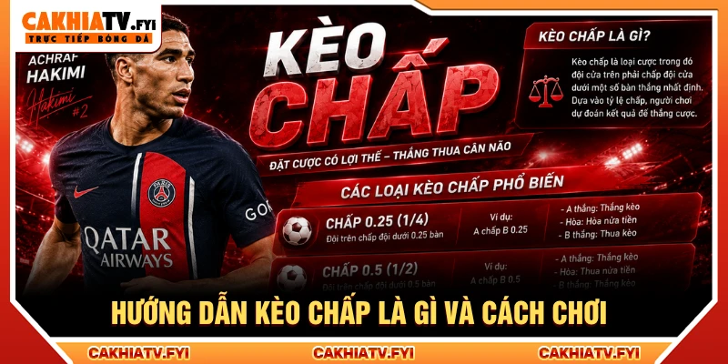 Hướng dẫn kèo chấp là gì và cách chơi cụ thể