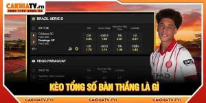 Kèo tổng số bàn thắng là gì
