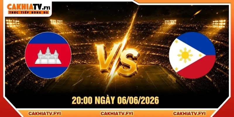Soi Kèo Campuchia U19 Vs Philippines U19 Chính Xác 06/06/2026