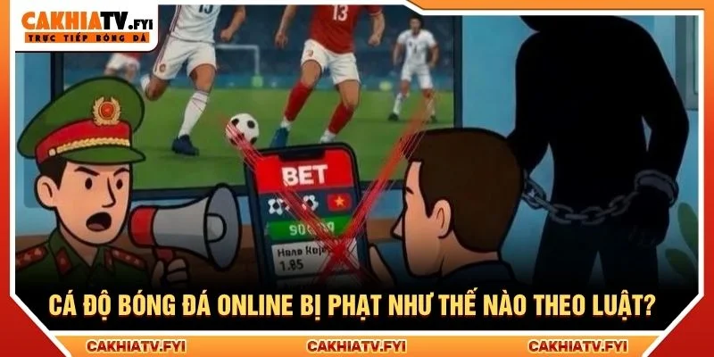 Cá Độ Bóng Đá Online Bị Phạt Như Thế Nào Theo Luật?