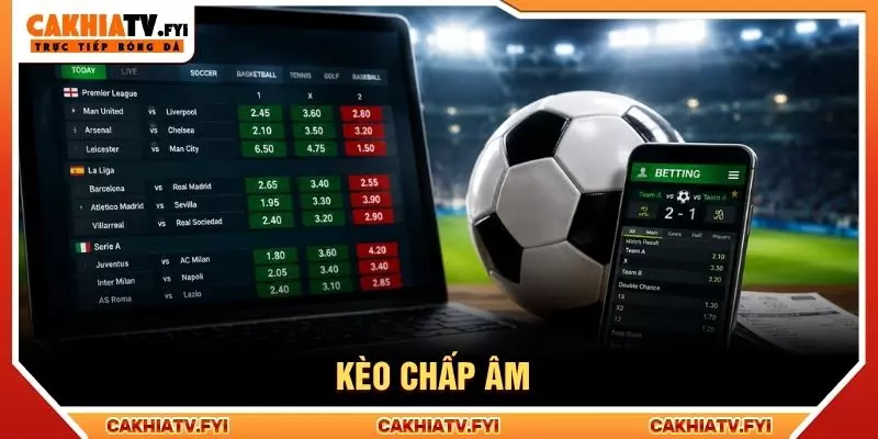 kèo chấp âm