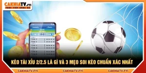 Kèo Tài Xỉu 2/2.5 Là Gì Và 3 Mẹo Soi Kèo Chuẩn Xác Nhất