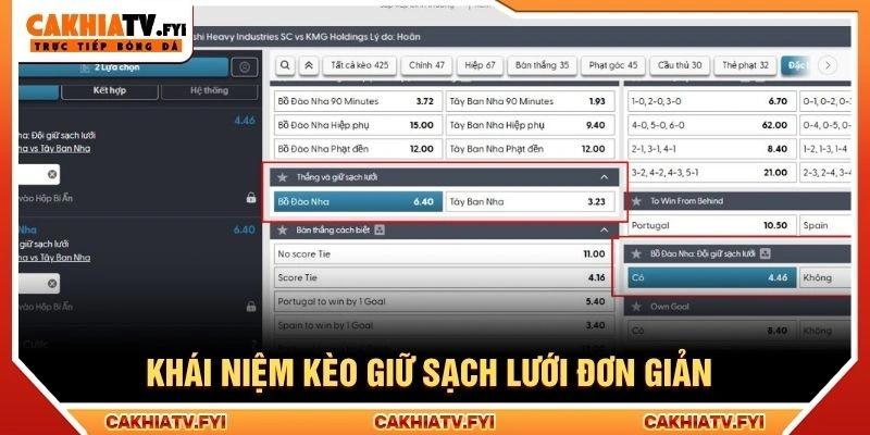 Khái niệm kèo giữ sạch lưới đơn giản Khái niệm kèo giữ sạch lưới đơn giản